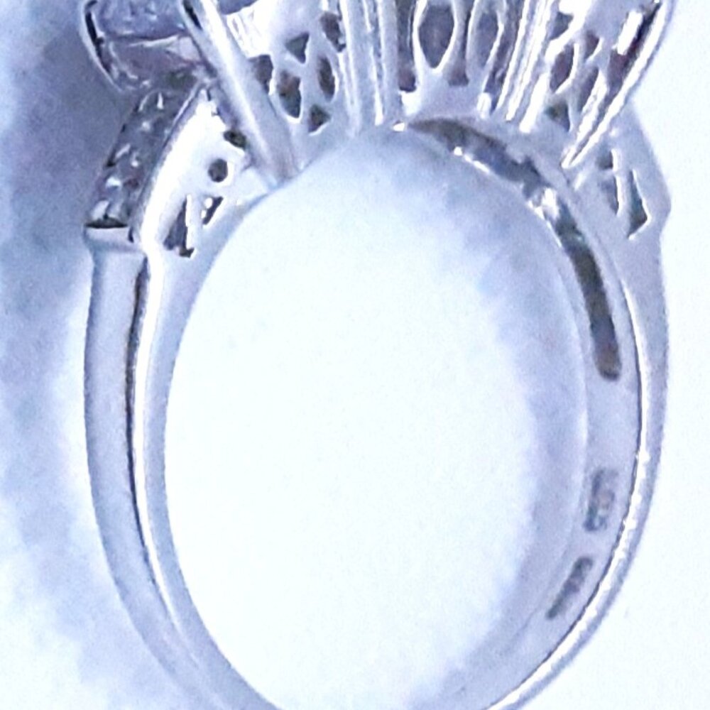 CLOSET SALE!!  New Sterling silver CZ ring Size 7 - Picture 10 of 16